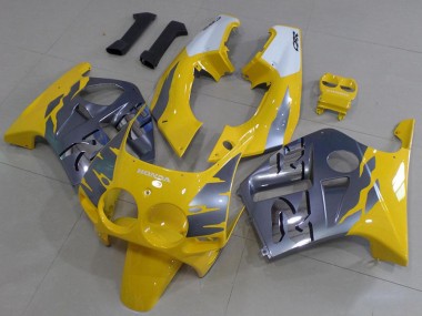 Großhandel CBR 250 RR MC19 1988-1989 Motorrad Verkleidungen - Graues Gelb
