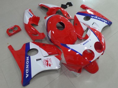 Großhandel CBR 250 RR MC22 1991-1998 Motorrad Verkleidungen - Blau Rot Weiß