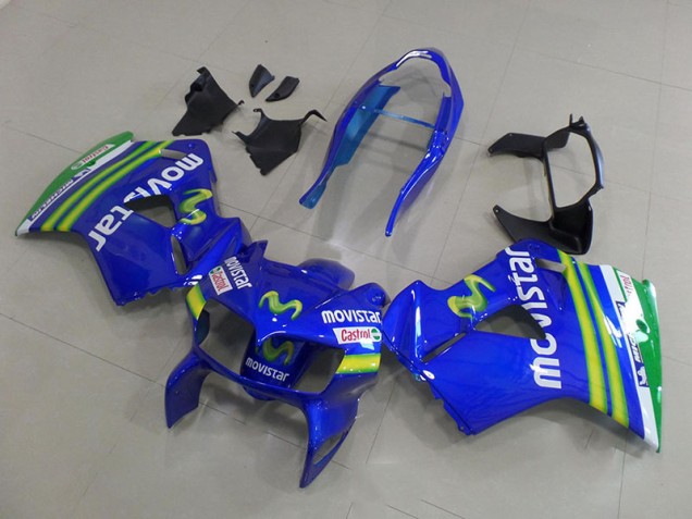 Großhandel VFR 800 1998-2001 Motorrad Verkleidungen - Movistar