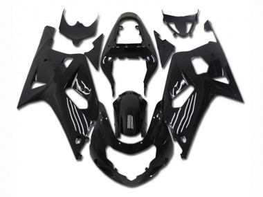 Großhandel GSXR 600 / 750 K1 K2 K3 2001-2003 Motorrad VollVerkleidungen & Plastik - Schwarz