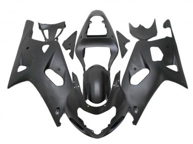 Großhandel GSXR 600 / 750 K1 K2 K3 2001-2003 Motorrad Verkleidungen - Matt Schwarz