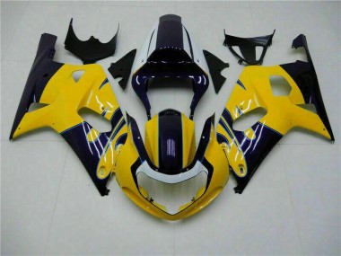Großhandel GSXR 600 / 750 K1 K2 K3 2001-2003 Motorrad Vollverkleidung - Gelb
