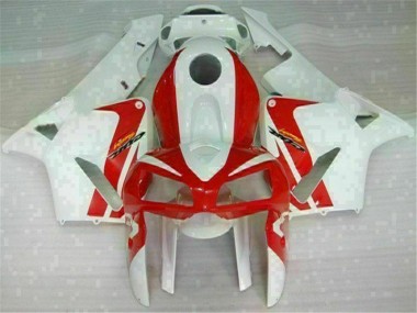 Großhandel CBR 600 RR 2005-2006 Motorrad Verkleidungen & Plastik - Rot Weiß