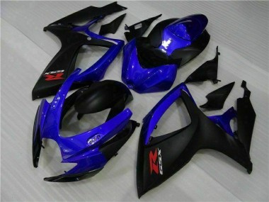 Großhandel GSXR 600 / 750 K6 2006-2007 Motorrad Verkleidungen - Blau Schwarz