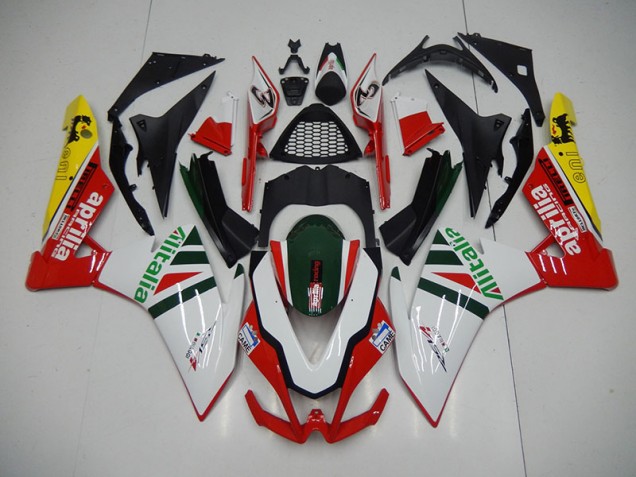 Großhandel RSV4 2009-2015 Motorrad Verkleidungen - Weiß Rot Alitalia