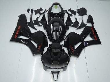 Großhandel CBR 600 RR 2013-2023 Motorrad Verkleidungen - Glänzend Schwarz mit rotem Aufkleber